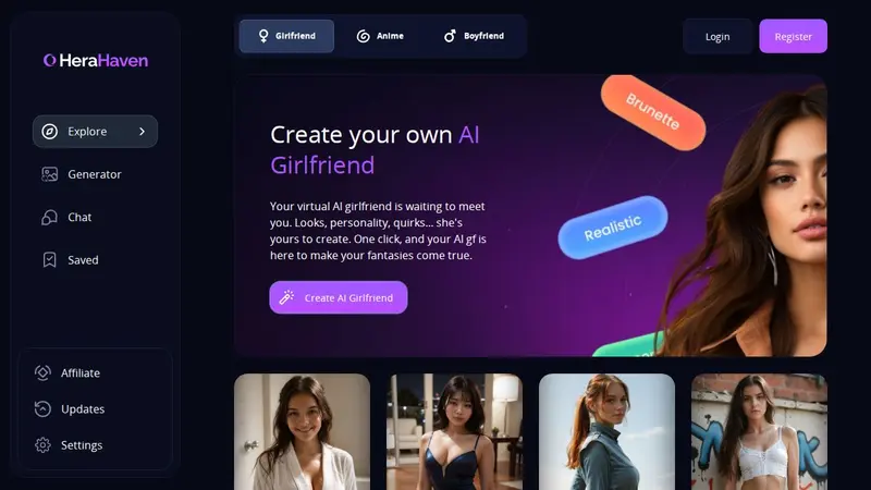 Capture d'écran de HeraHaven